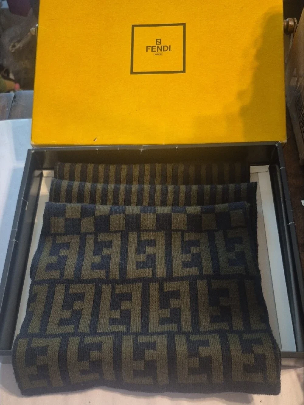 Fendi knit scarf